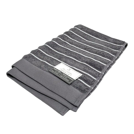 Toalla De Mano Seville 16” X 25” Gris/Blanco - Royal Heritage - Royal Heritage - Titan.com.pa - 7453130034514
