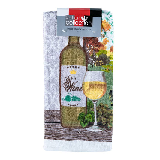 Toallas de Cocina Kitchen Collection Mimosa de 5 Piezas