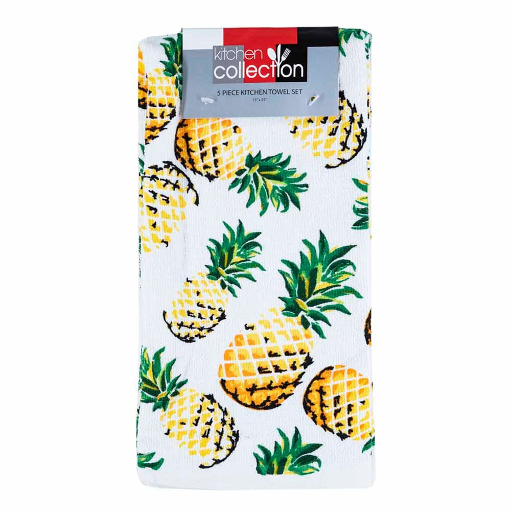 Toallas de Cocina Kitchen Collection Piñas de 5 Piezas