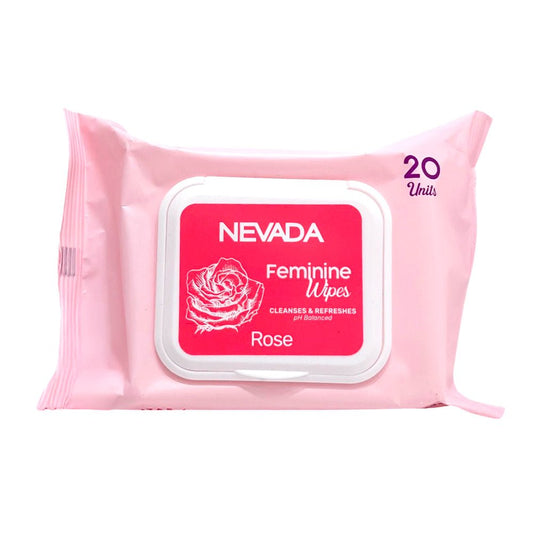 Toallitas Femeninas Nevada Extracto Rosas 20 Piezas - Nevada - Titan.com.pa - 847610021090