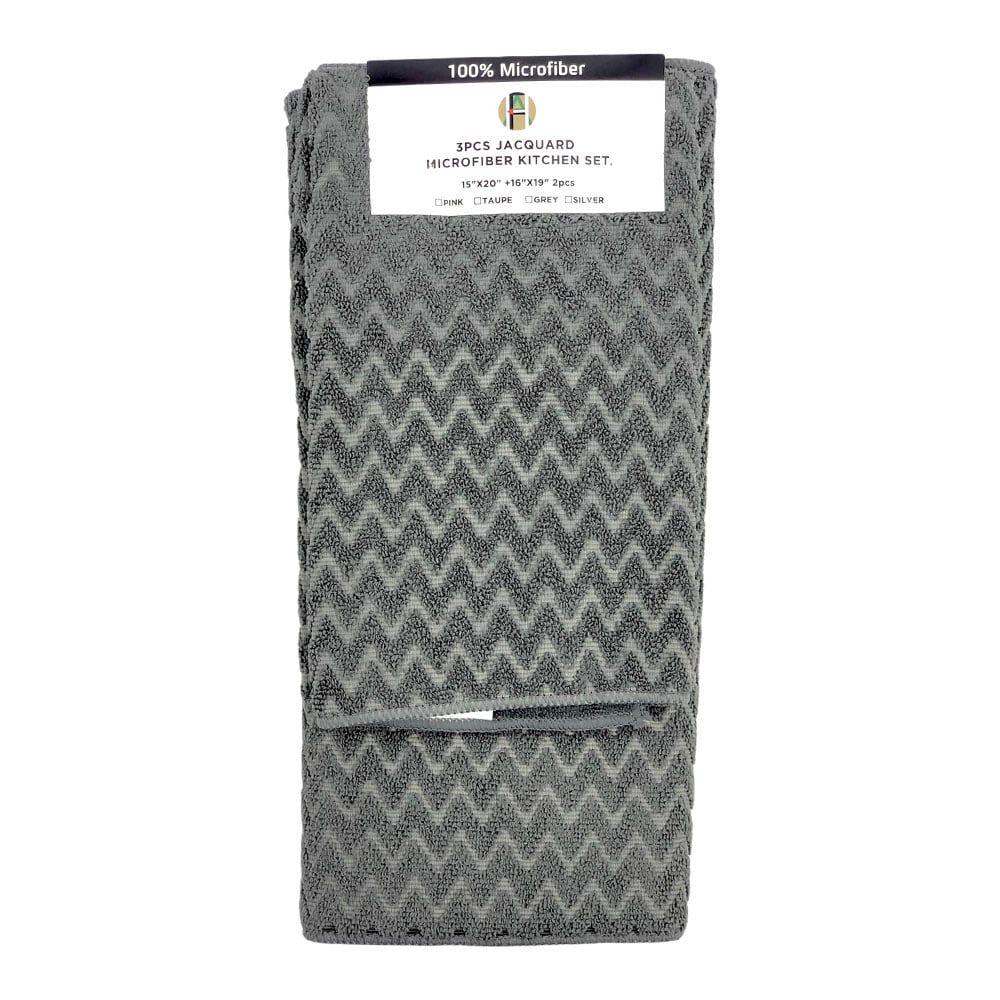 Tolla Para Cocina Alkam 3 Piezas - Gris Oscuro