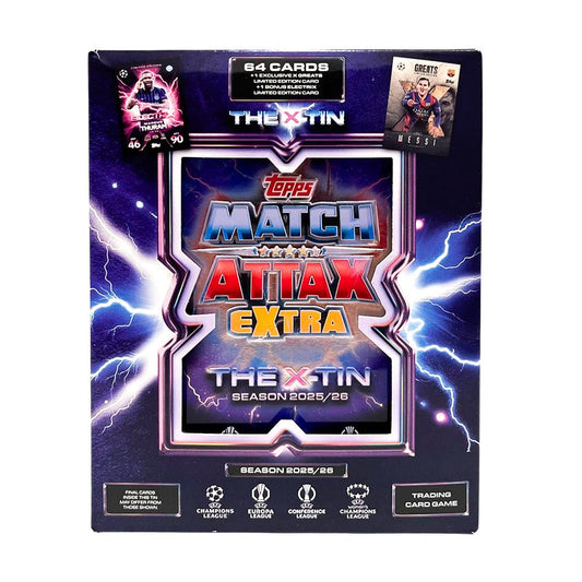 2025/26 Match Attax Extra UEFA UCC X Tin Topps