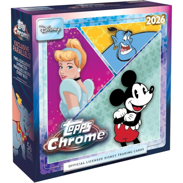 未開封　シュリンク付　Topps Chrome Disney Mega Box Topps Chrome Disney 2026 Mega Box | Titan.com.pa