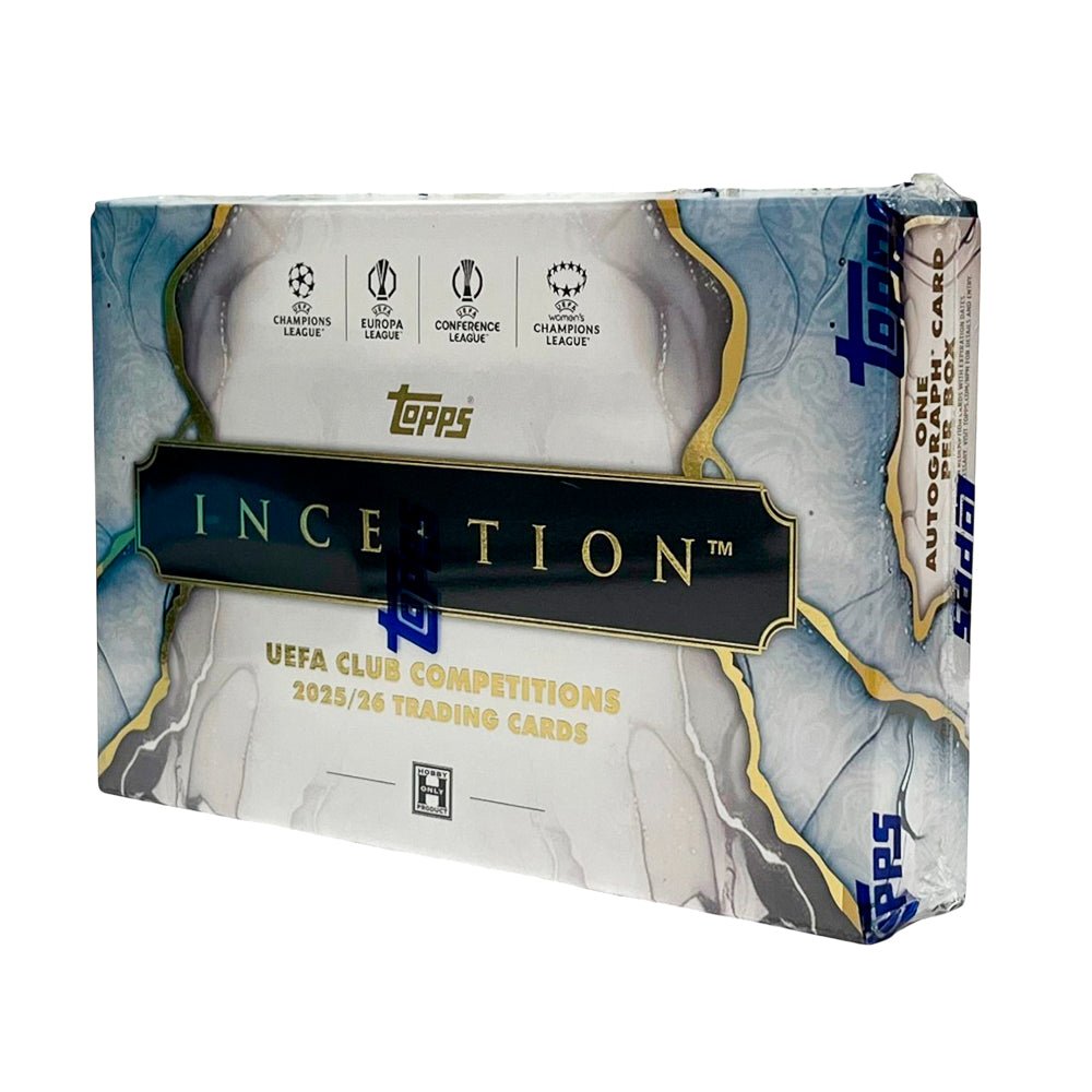 2025-26 Topps Inception UCC Hobby caja de cartas coleccionables