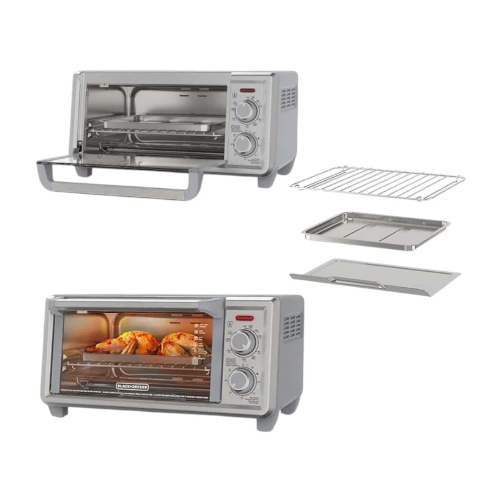 Tosta-Horno Black&Decker 4 Rebanadas / Gris - Black&Decker - Titan.com.pa - 050875004450