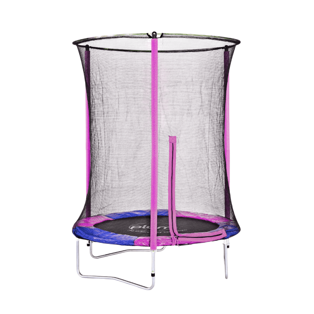 Trampolín Infantil 4 Pies Rosa/Morado con Malla de Seguridad - PLUM - Titan.com.pa - 2150109720724