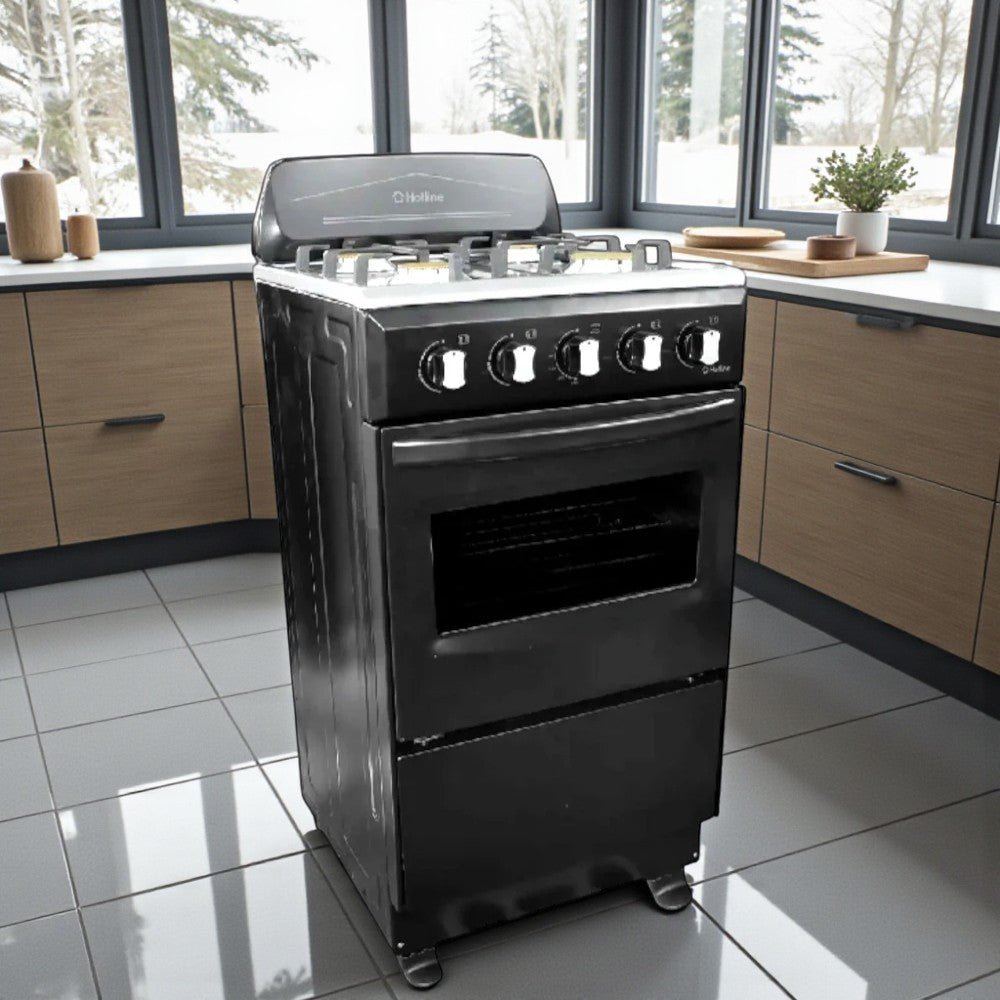 Estufa Hotline 20" / 4 Quemadores de Bronce