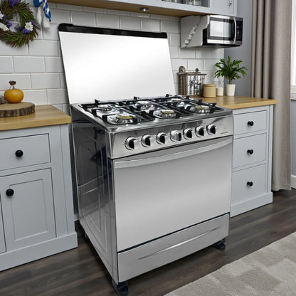 Estufa A Gas Premier 30" / 6 Quemadores / Acero Inoxidable