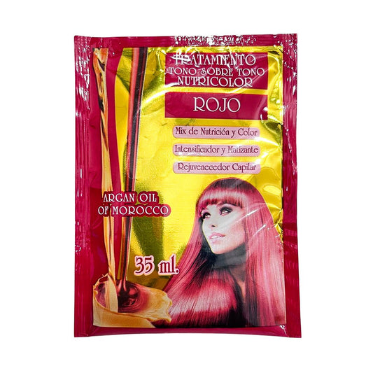 Tratamiento Tono Sobre Tono Nutricolor Rojo 35 ML - Zande - Zande - Titan.com.pa - 7707197607878