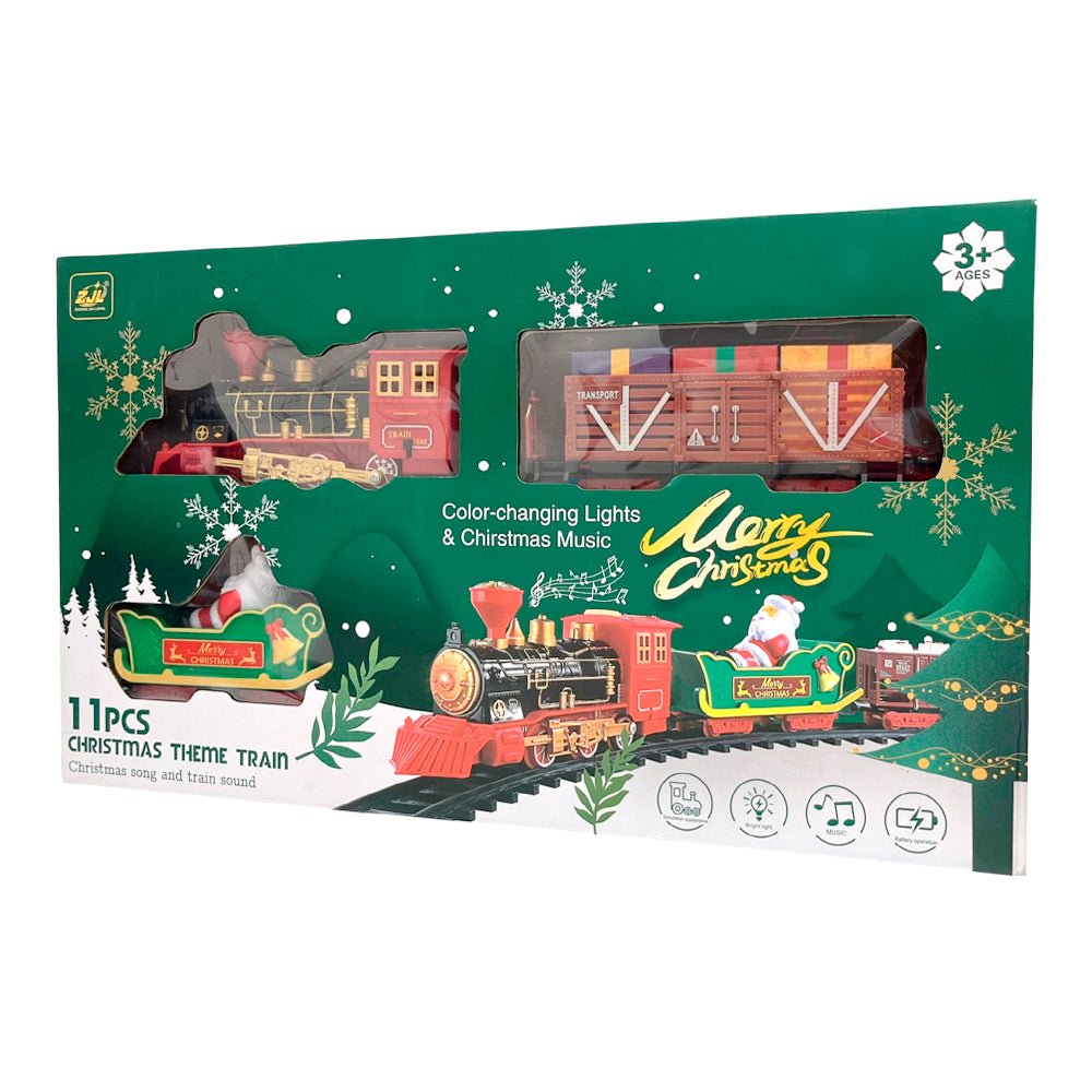 Tren Con Pista 78 X 78 CM 11 Piezas Merry Christmas - Star Toys