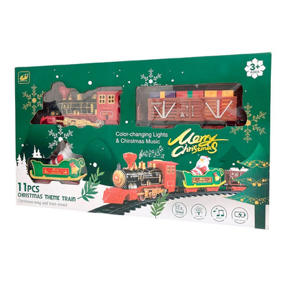 Tren Con Pista 78 X 78 CM 11 Piezas Merry Christmas - Star Toys