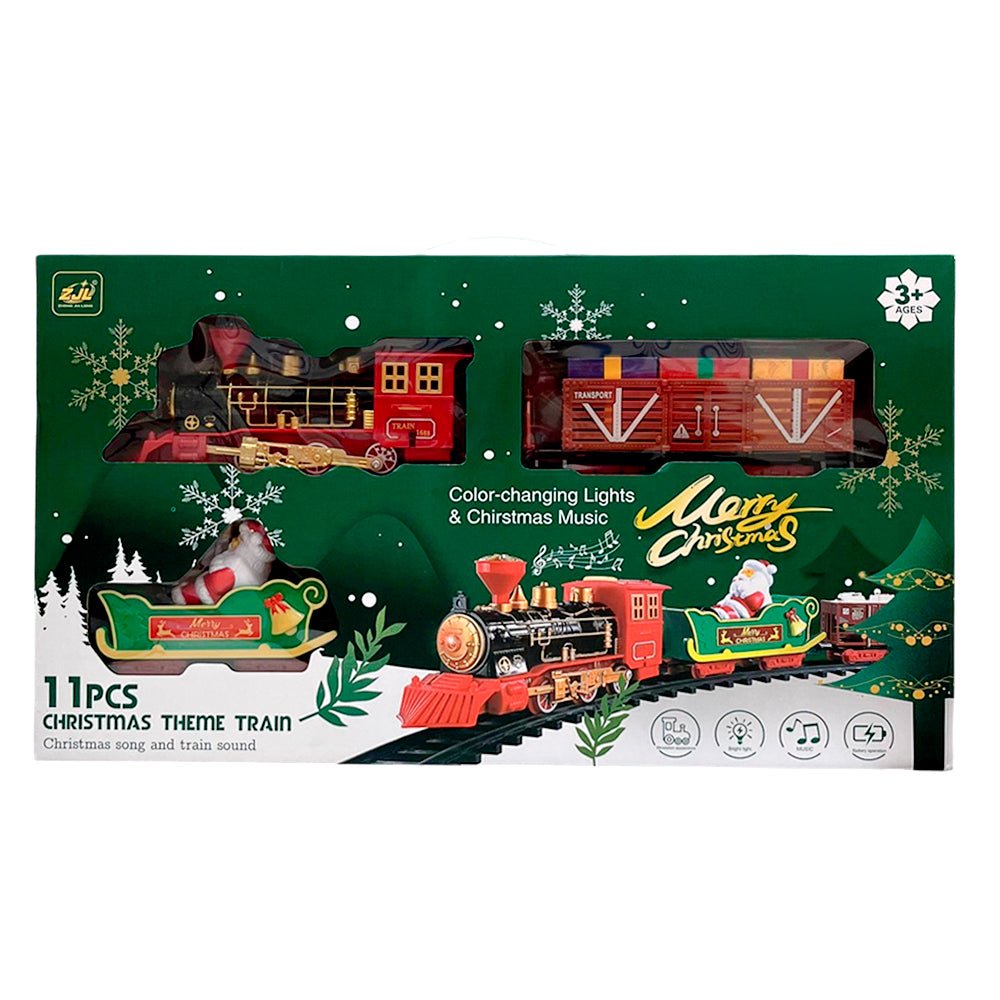 Tren Con Pista 78 X 78 CM 11 Piezas Merry Christmas - Star Toys