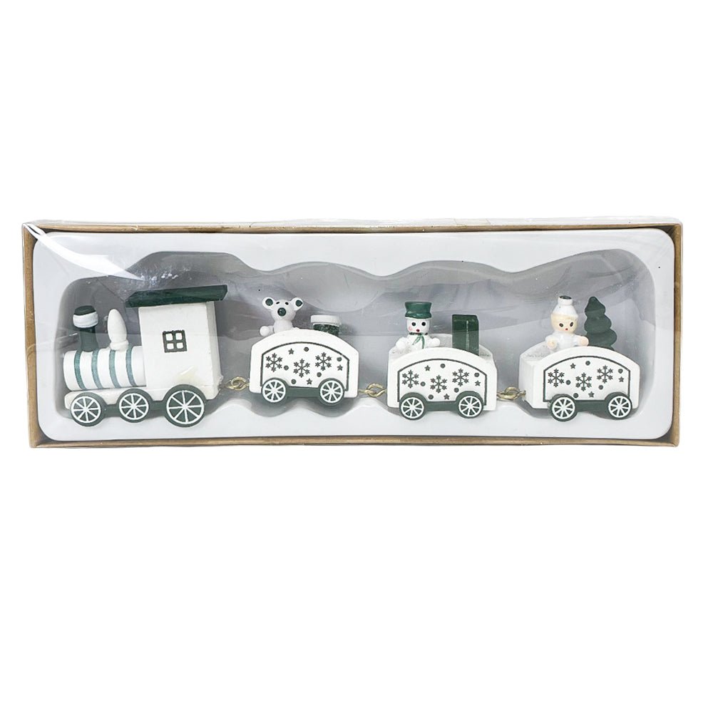 Tren Navideño Decorativo - Blanco / Christmas Elegance – - Christmas Elegance - Titan.com.pa - 2100000566839