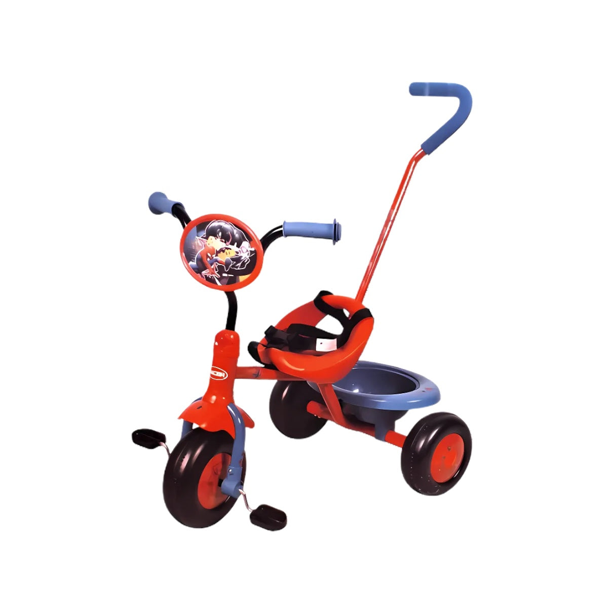 Triciclo Spiderman con Canasto