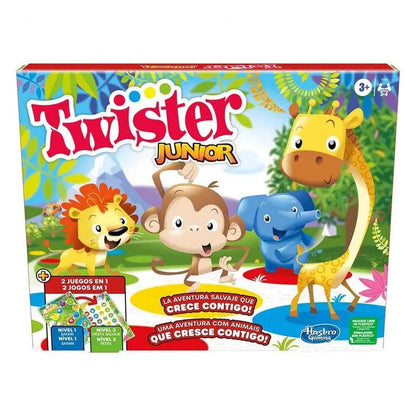 Twister Junior Game, Animal Adventure 2 en 1 - Twister - Titan.com.pa - 195166212340