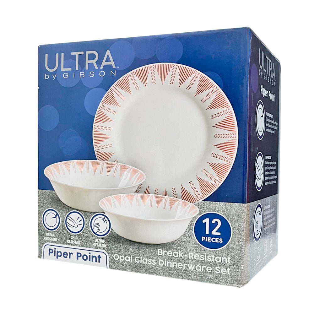 Vajilla Ceramica Ultra By Gibson 12 Piezas - Gibson - Titan.com.pa - 085081599766