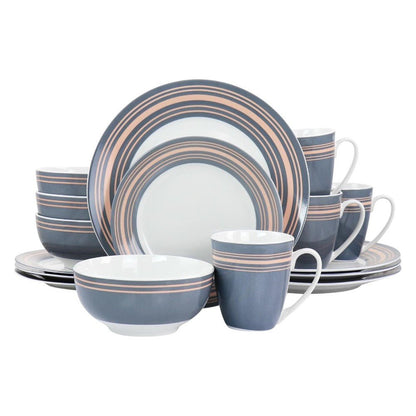 Vajilla de Cerámica Gibson – 16 Piezas / Estampada - Gibson - Titan.com.pa - 085081541567