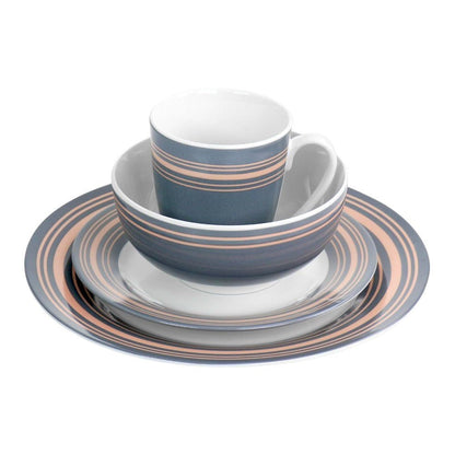 Vajilla de Cerámica Gibson – 16 Piezas / Estampada - Gibson - Titan.com.pa - 085081541567