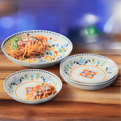 Vajilla De Cerámica Para Pasta Tijuanas 5 Piezas Gibson Home - Gibson - Titan.com.pa - 085081541772