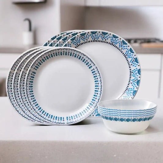 Vajilla de Vidrio Corelle Azure Medallion de 12 Piezas - Corelle - Titan.com.pa - 71160136052