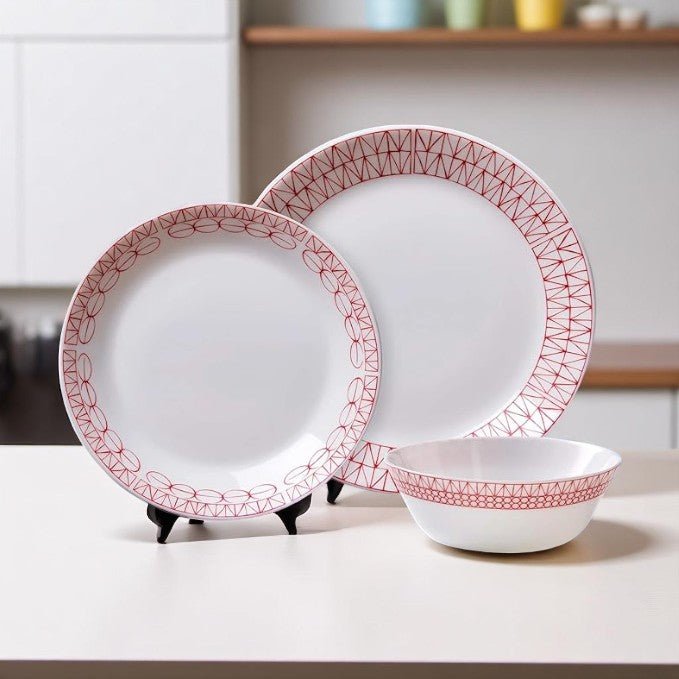 Vajilla de Vidrio Corelle Graphic Stitch de 12 Piezas - Corelle - Titan.com.pa - 71160138872