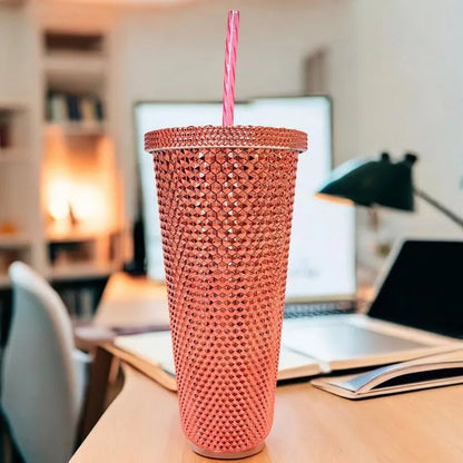 Vaso Acrílico Diamond Home de 24Oz / Tapa Y Carrizo - Surtido - Diamond Home - Titan.com.pa - 888888601331