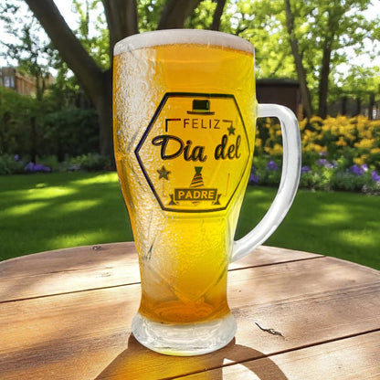 Vaso Cervecera de Vidrio Beneli Home Para Papá – Con Caja de Regalo - Beneli Home - Titan.com.pa - 7453129413306