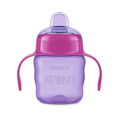 Vaso Con Boquilla Avent / Rosa / Con Asas / 200ml - Avent - Titan.com.pa - 8710103779803