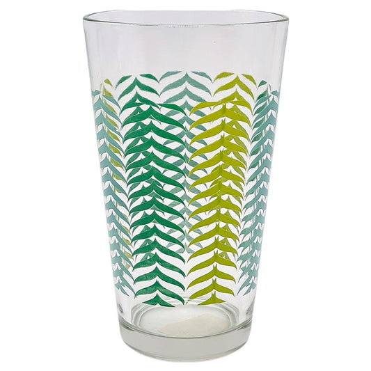 Vaso de Vidrio Fine Casa Estampado 16 oz