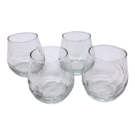 Vaso de Vidrio Fuego Cristar 13 oz 4 Piezas