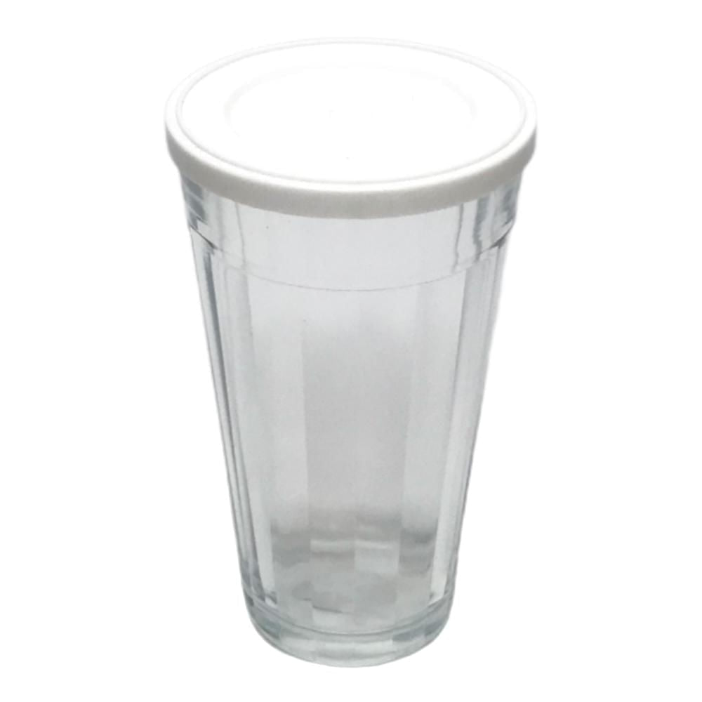 Vaso de Vidrio Nadir con Tapa 15 Oz - Surtido