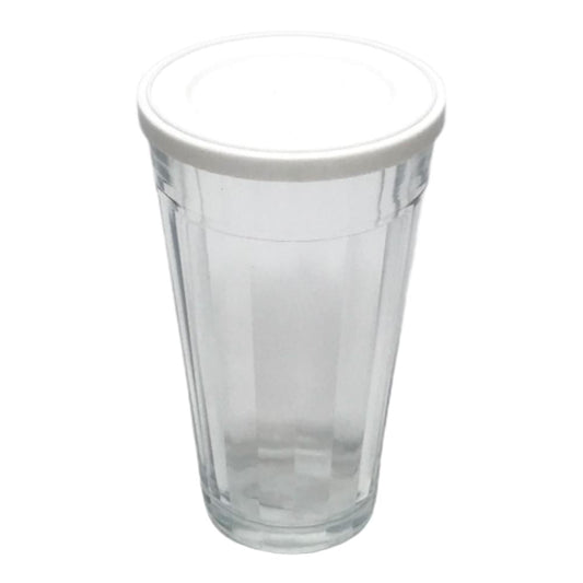 Vaso de Vidrio Nadir con Tapa 15 Oz - Surtido