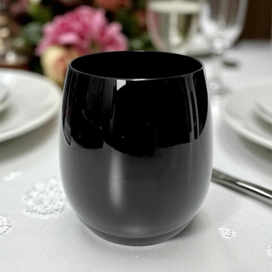 Vaso Plástico 12 Onzas Lillian 6 Piezas / Negro - Lillian - Titan.com.pa - 2150110572763