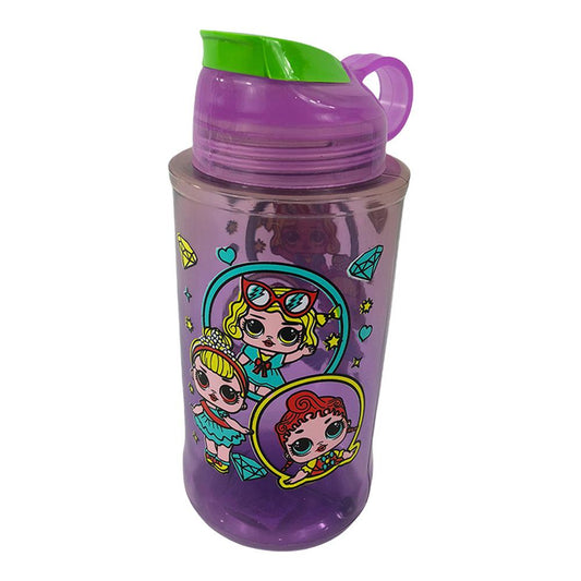 Vaso Plástico Plasti Oled con Tapa Galaxia - Surtido