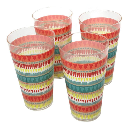 Vasos Acrilico Fine Casa 4 Piezas - Surtido