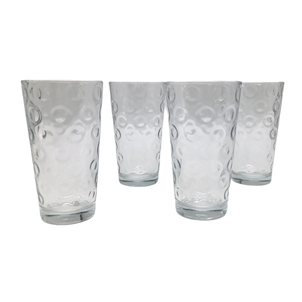 Vasos de Vidrio Circleware 17 oz 4 Piezas