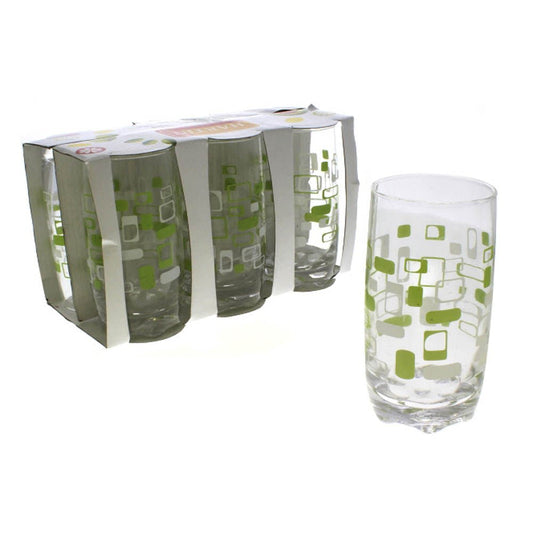Vasos de Vidrio Lav 12 oz 6 Pieza