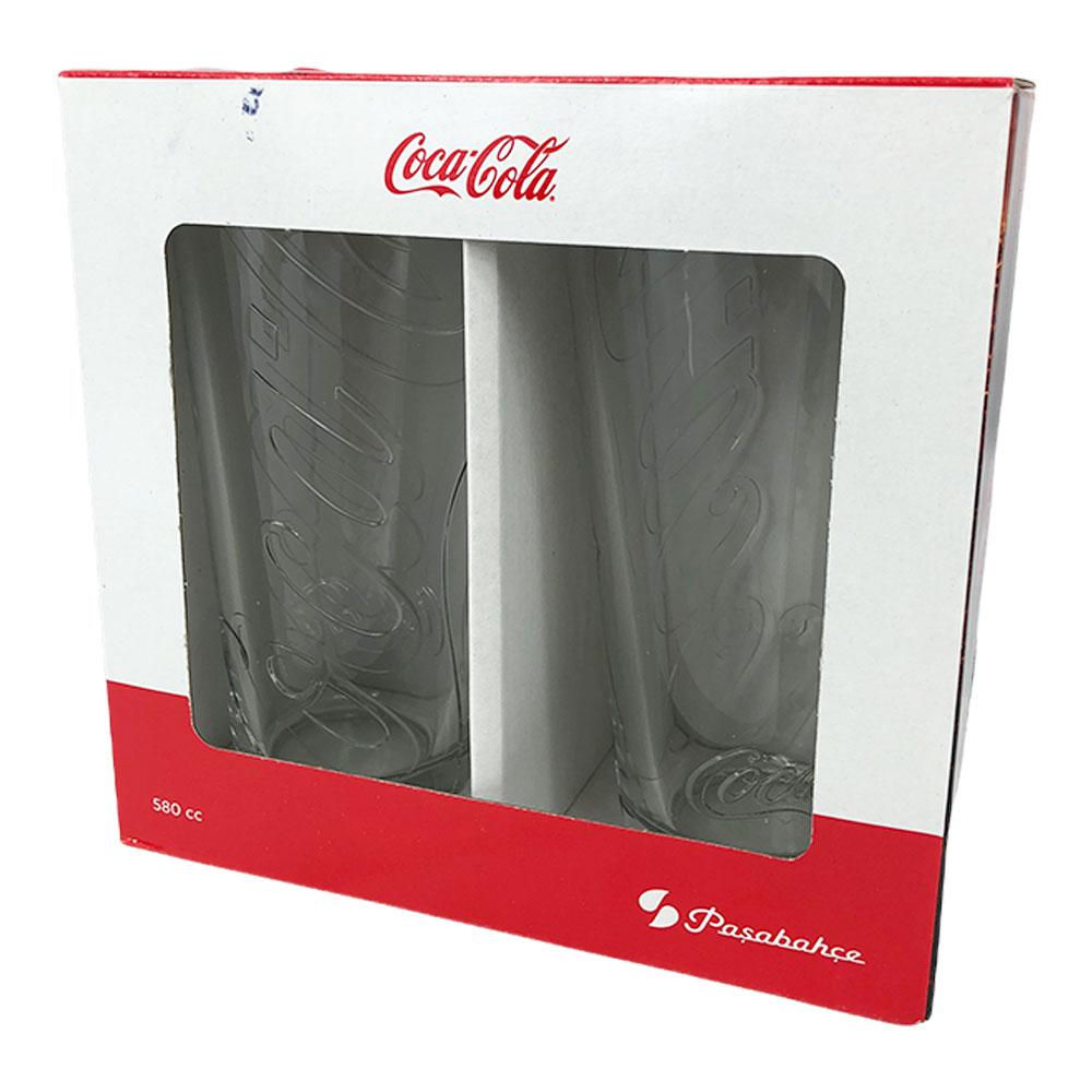 Vasos de Vidrio Pasabahce Coca-cola Set de 2 Piezas