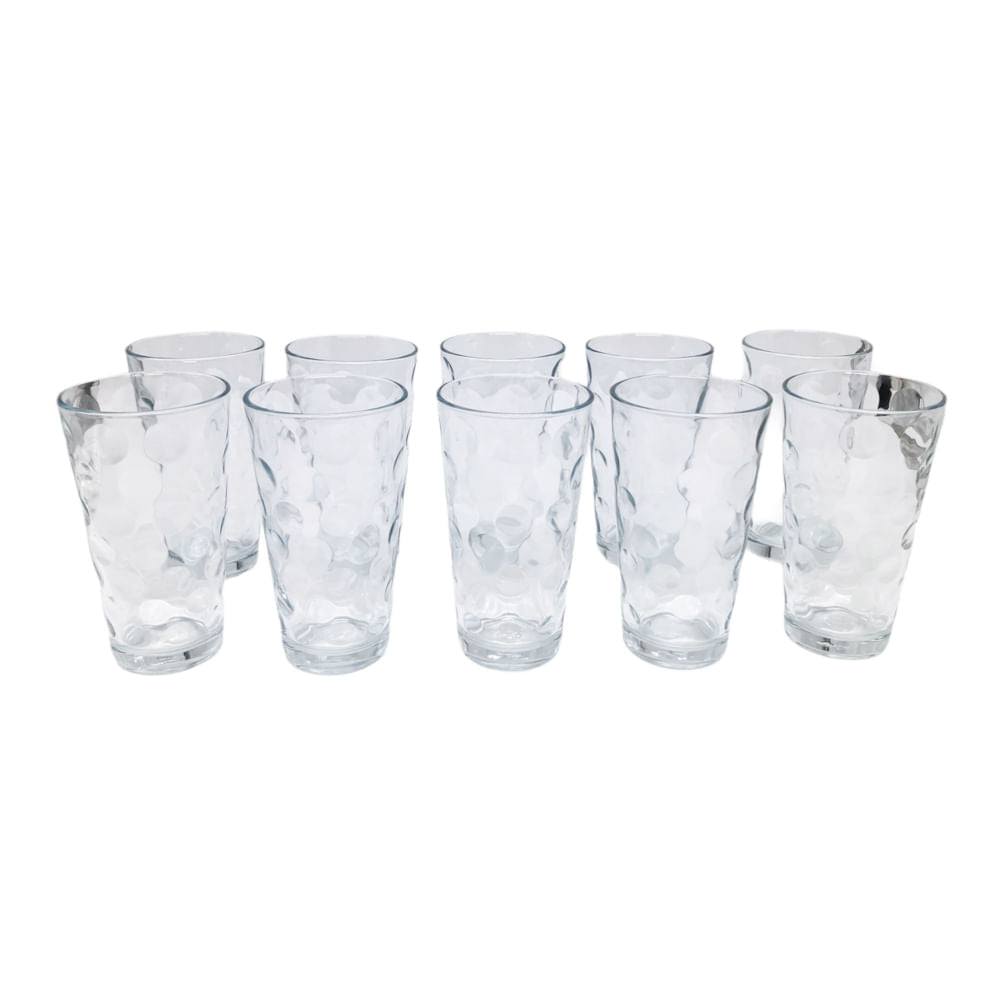 Vasos de Vidrios Home Essentials 17 oz 10 Piezas