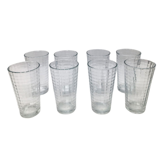Vasos de Vidrios Long Windowpane 17 oz 10 Piezas