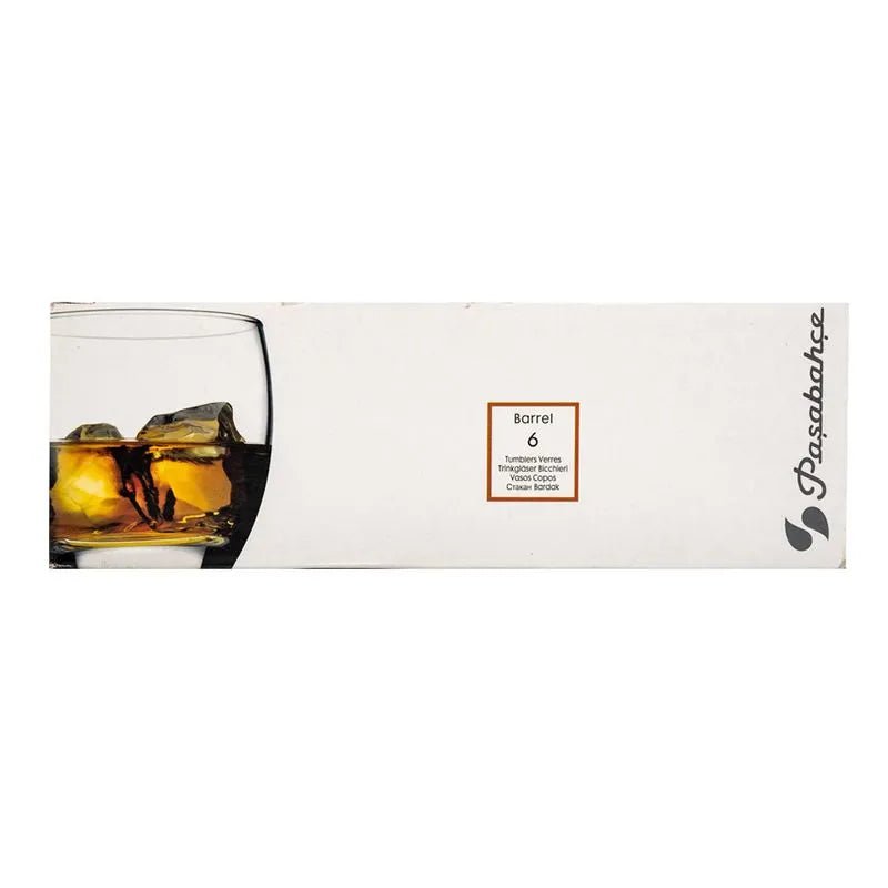 Vasos Para Whisky Barrel Pasabahce 4 oz de Vidrio 6 Piezas - Pasabahce - Titan.com.pa - 680678077476