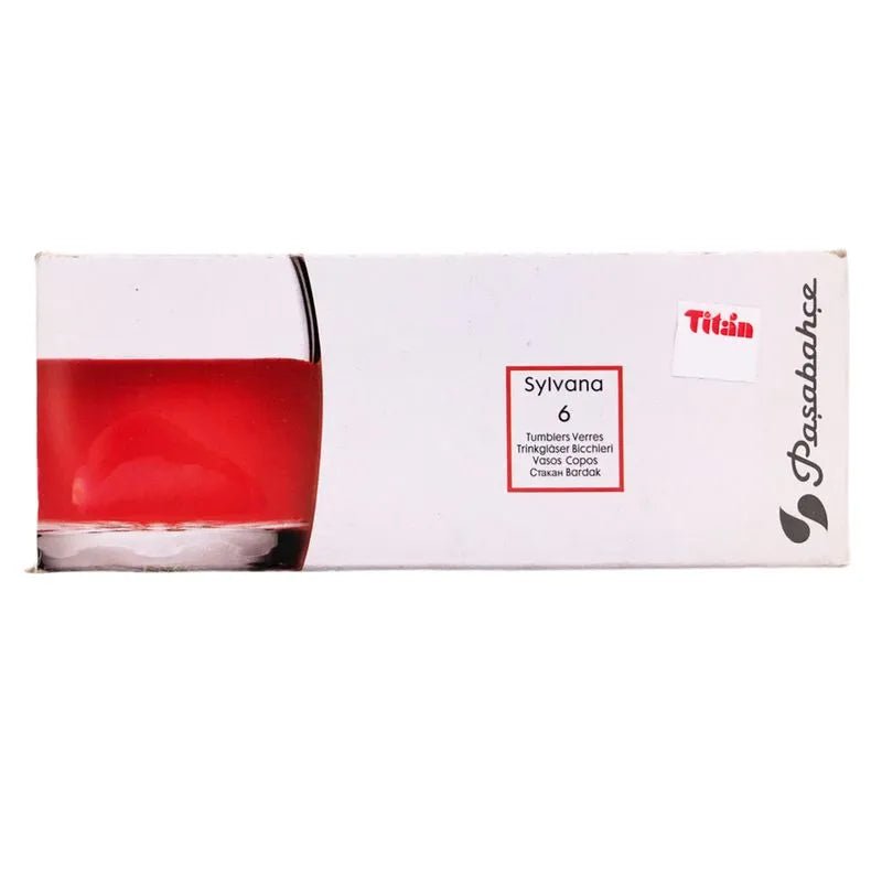 Vasos Pasabahce Sylvana 6 Piezas - Pasabahce - Titan.com.pa - 8693357093461