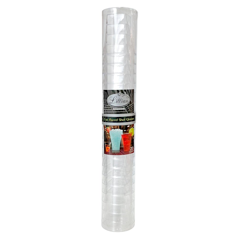 Vasos Plásticos Cuadrado / Lillian / 2 oz / 20 Piezas - Lillian - Titan.com.pa - 763615122450