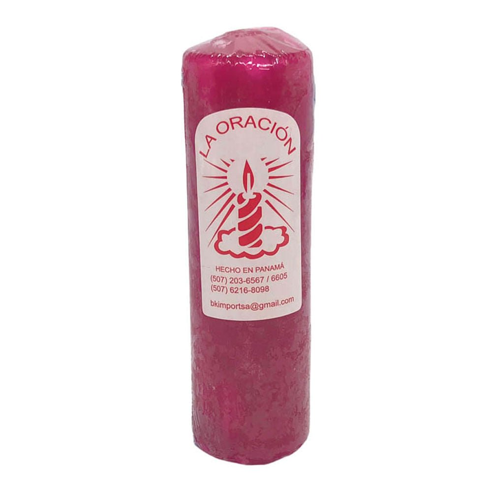 Vela 100 La Oración Rosado 6"
