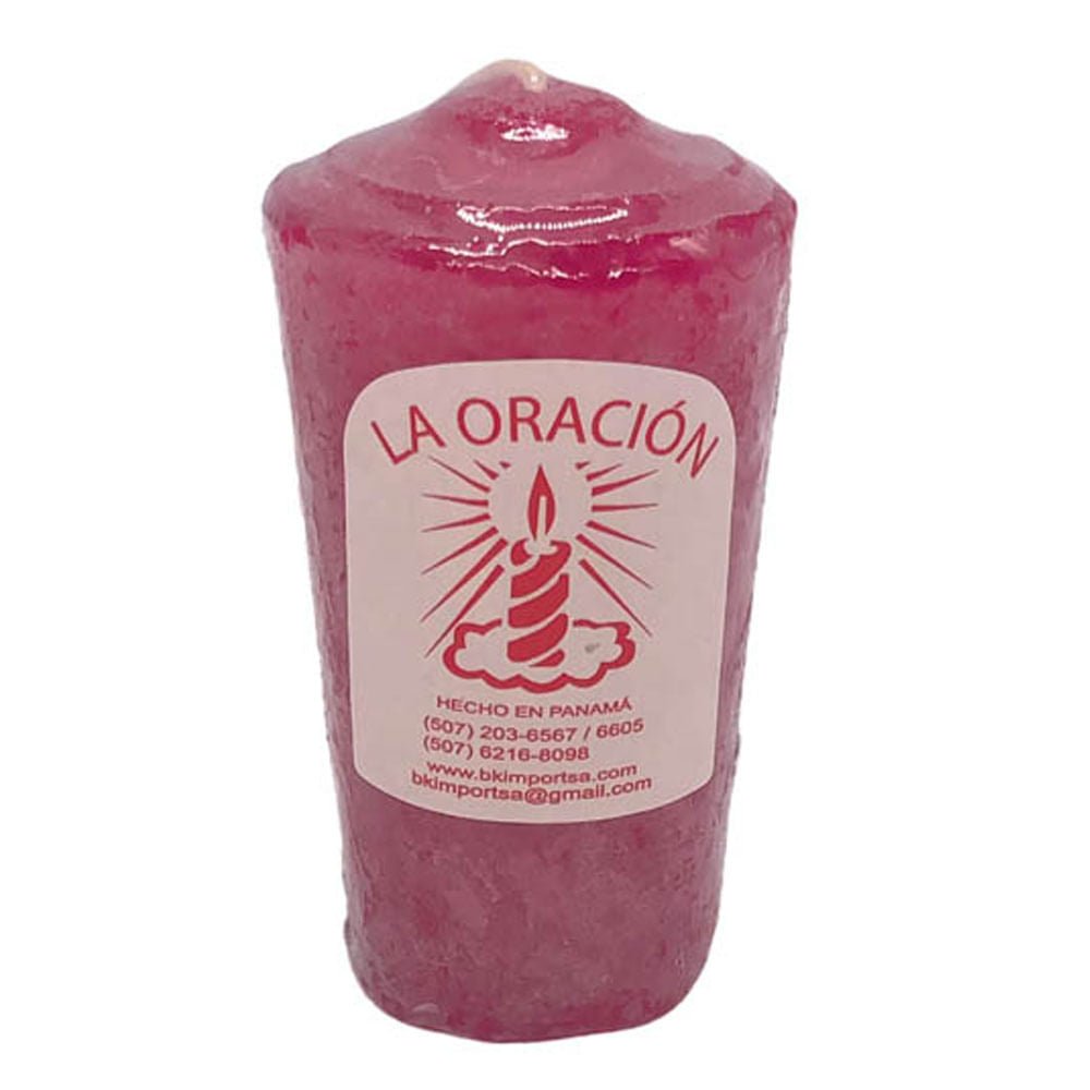 Vela 50 La Oración Rosado 3.5"