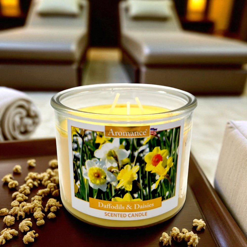 Vela Aromática JC Sales Daffodils & Daisies 12 Oz - Jc Sales - Titan.com.pa - 734556015866