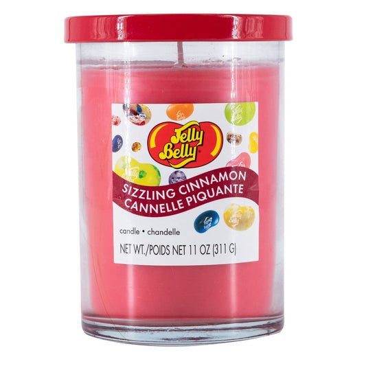 Vela Aromática Jelly Belly Sizzling Cinnamon de 11 oz