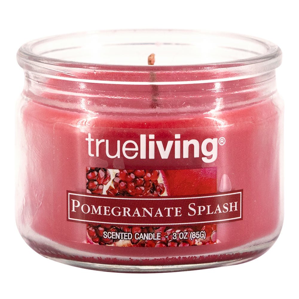 Vela Aromática Trueliving Pomagranate Splash de 3 oz