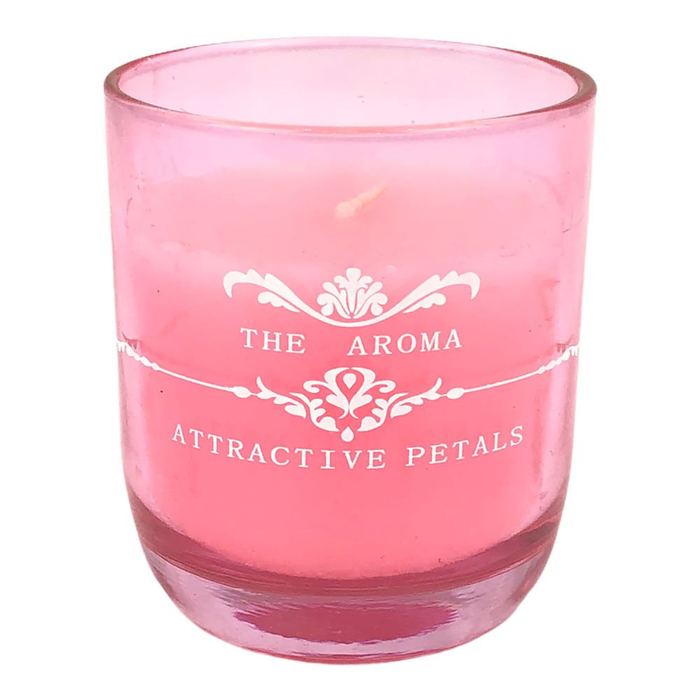Vela Home Elegance Aromatica con Vaso - Surtida - Rosa