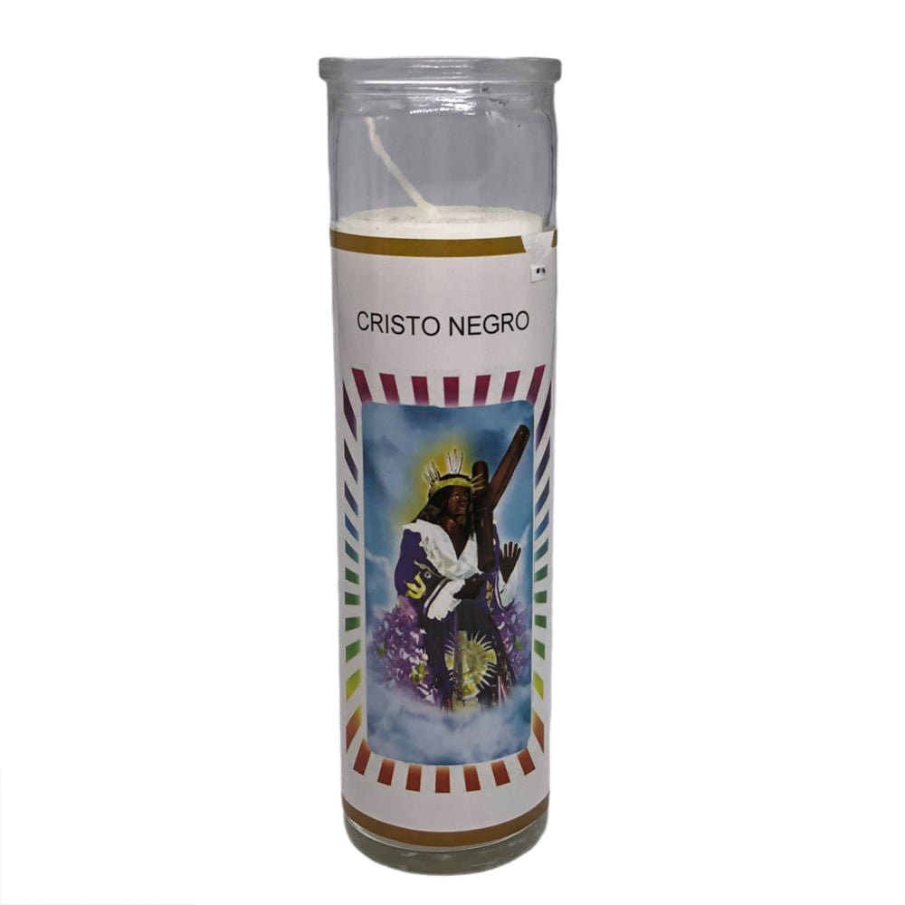 Vela Religiosa Home Elegance Cristo Negro
